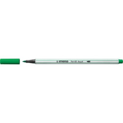 Pennarello Stabilo Pen 68 brush - punta a pennello - M 1 mm verde smeraldo 568/36