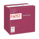 Tovaglioli piegati 2 veli Fato Smart Table pura cellulosa 24x24 cm - bordeaux conf. 100 pezzi - 8254