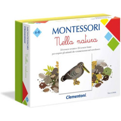Gioco educativo Clementoni Montessori Nella Natura - colori assortiti 16247