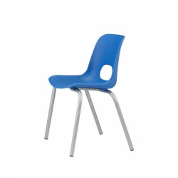 Seduta Scuola 4 gambe HxP 66x41 cm Unisit blu TYP/BL