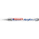 Marcatore acrilico Edding 5300  - punta tonda 1-2 mm tratto fine - argento - 4-5300923