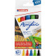 Marcatori acrilici Edding 5100 - punta tonda 2-3 mm tratto medio - assortiti - Conf. 5 pezzi - 4-510