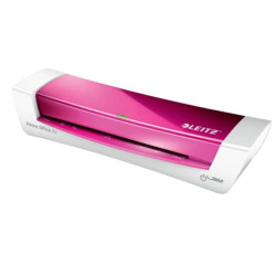 Plastificatrice compatta  a 2 rulli Leitz iLam Home Office A4 fucsia 73680023