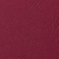 Copertine per rilegatura GBC Leathergrain in cartoncino goffrato A4 rosso scuro - conf. 100 pezzi - 