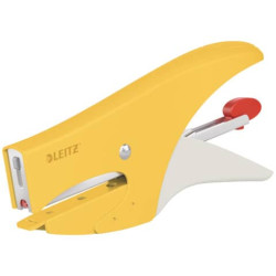 Cucitrice a pinza Cosy per punti metallici n.8 - 15 fogli Leitz giallo caldo - 56440019