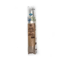 Bicchieri trasparenti Ilip Bio in PLA 250 cc - h. 8,8 cm - diametro superiore 7,8 cm - Conf. 50 pezz