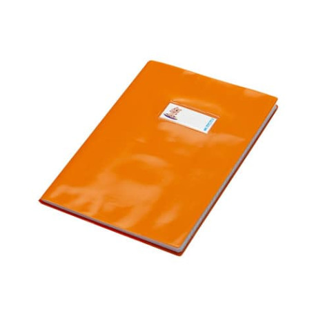 Copriquaderno con etichetta - Coprimaxi Beat A4 in PVC laccato spessore 180 μm CoLibrì arancio - PF0