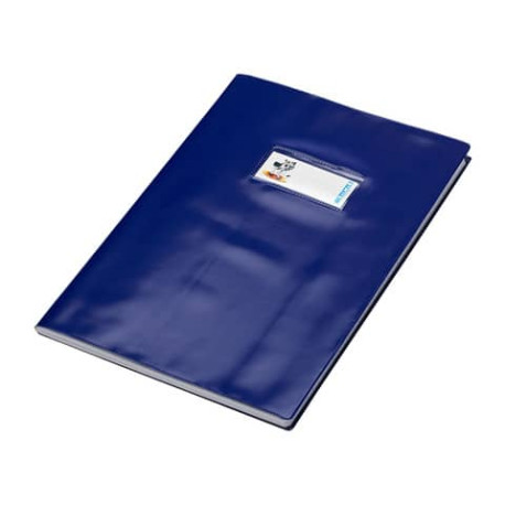 Copriquaderno con etichetta - Coprimaxi Beat A4 in PVC laccato spessore 180 μm CoLibrì blu - PF02020