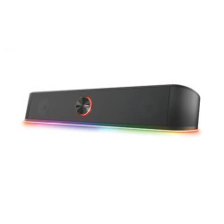 Soundbar stereo gaming illuminata RGB Trust GXT 619 Thorne - design salvaspazio - nero - 24007