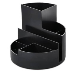 Portaoggetti Maul MAULRoundBox - riciclato nero - Ø 14 cm h.12,5 cm 4117690.ECO