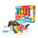 Tempera pronta all'uso superlavabile Mitama ColorSplat - 5 colori fluo + 5 brillanti conf. 10 tubett