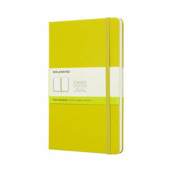 Taccuino Moleskine large pagine bianche copertina rigida - giallo Yellow