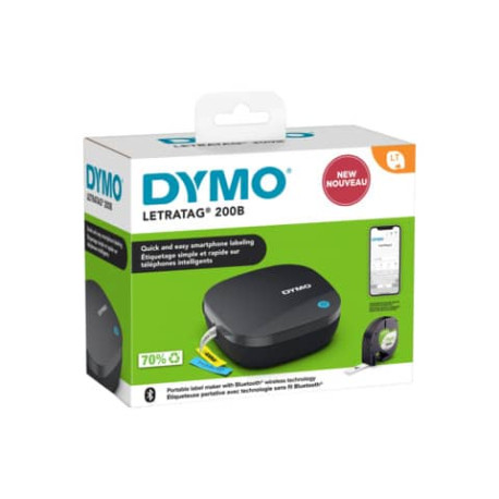 Etichettatrice mobile Bluetooth Dymo Letratag 200B - nera - 2172855 -  Lineacontabile