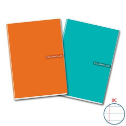 Maxi quaderno A4 copertina 200 gr/mq - 20+1 ff 80 gr/mq Colorclub 1R con margine - 5715