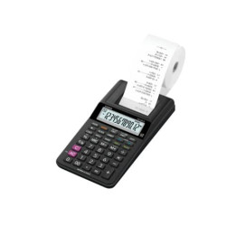 Mini calcolatrice scrivente HR-8RCE-WE con batteria, adattatore AC opzionale bianco - HR-8RCE-WE bli