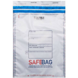 Sacchetti di sicurezza bianco conf. 500 pz formato interno - 321x470+40 mm Safe Bag C3 - 68284