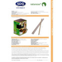 Palette in legno BIO monouso imbustate con dispenser Scatolificio del Garda conf. da 1000 pz - 13786