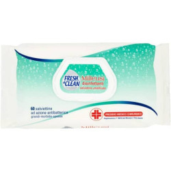 Salviette umidificate disinfettanti milleusi - P.M.C. Fresh & Clean conf. 60 salviette - 06-0244