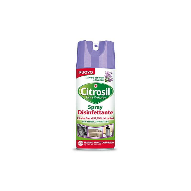 Spray disinfettante multisuperficie Home Protection Citrosil con vere  essenze di lavanda - 300 ml - - Lineacontabile