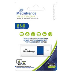 Chiavetta USB 2.0 - 8 Gb Media Range blu  MR971