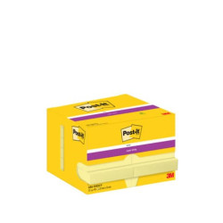 Foglietti riposizionabili Super Sticky Notes Post-it® Giallo Canary 48x73 mm 12 blocchetti da 90 ff 