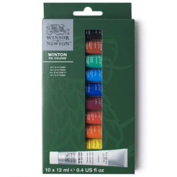 Set tubetti colore ad olio per principianti Winsor&Newton colori assortiti - conf. 10 pezzi - 149070