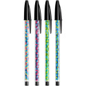 Penna a sfera BIC Cristal Collection punta 1 mm - nero conf. 20 pz - 996790