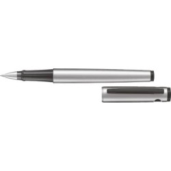 Penna roller Pilot Explorer inchiostro gel nero - fusto argento 006500
