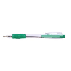 Penna a sfera a scatto ricaricabile Office Products punta 0,7 mm - verde conf. 50 pz - 17015611-02