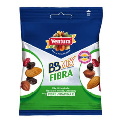 Misto di frutta secca e sgusciata BB Extra Pocket Ventura fibra 50 gr - conf. da 12 pezzi - 7362