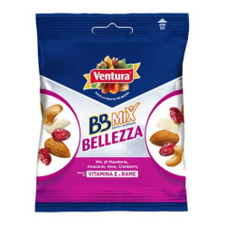 Misto di frutta secca e sgusciata BB Extra Pocket Ventura bellezza - 50 gr - conf. da 12 pezzi - 736