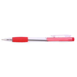 Penna a sfera a scatto ricaricabile Office Products punta 0,7 mm - rosso conf. 50 pezzi - 17015611-0