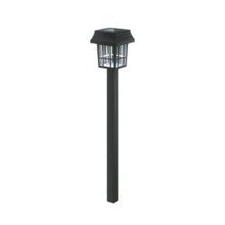 Lampioncino LED in plastica con pannello solare e sensore crepuscolare Aigostar luce fredda - lanter