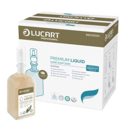 Ricarica sapone liquido Lucart Professional 6x1L Premium per dispenser Identity Soap - 89100000