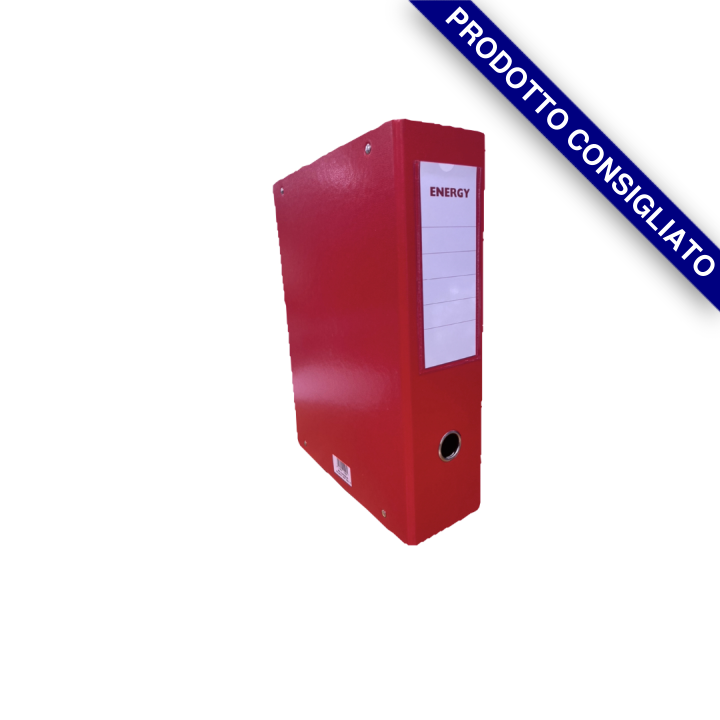 PORTAPROGETTI ENERGY D.10 BOTTONE ROSSO Foto prodotto